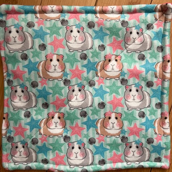 Guinea Pig Fleece P Piddle Pad Pair 11” Lot 2 Limited Supply Reversible NEW NEW - Picture 1 of 5